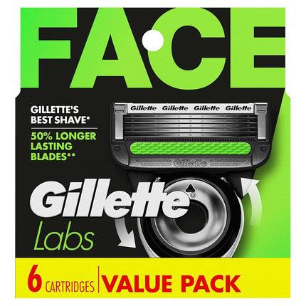 GilletteLabs Razor Blade Refills, 6 count