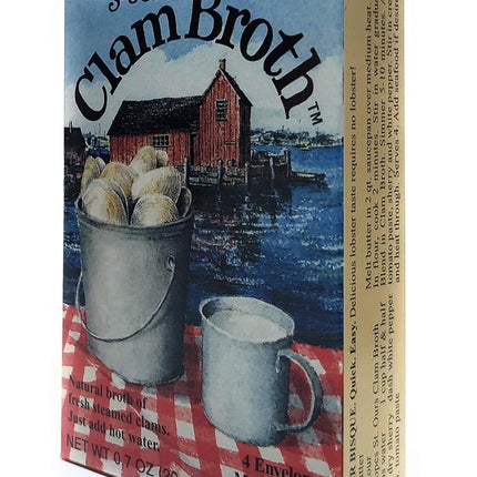 St. Ours Clam Broth Chowder, Stock 1 Box, 4 cups .
