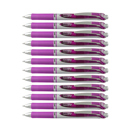Pentel BL77-V Ballpoint Pen Silver/Purple