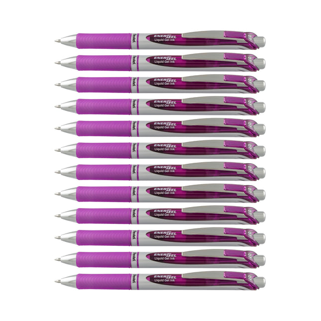 Pentel BL77-V Ballpoint Pen Silver/Purple