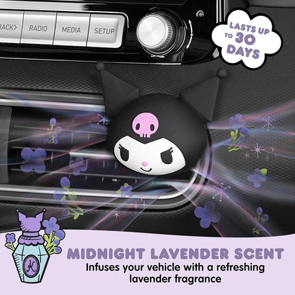 Sanrio Kuromi Car Air Freshener for Cars Trucks SUVs, Hello Kitty and Friends Cute Car Accessories f