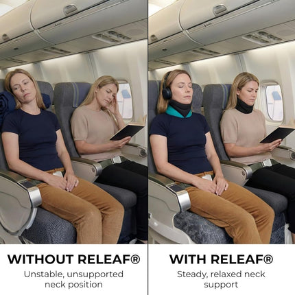Caldera Releaf� Neck Rest, Nylon, Black, Medium