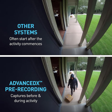 Swann AdvancedX Wired 4K Security Camera PoE Outdoor Bullet, Color Night Vision, Smart AI Video Analytics/Alerts, Advanced Motion Detection