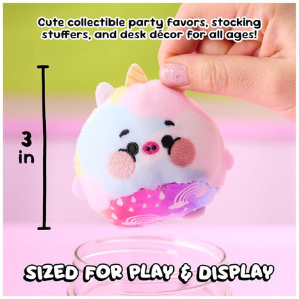 Magic Jellykins Surprise Plush Jar 2-Pack, Magical Transforming Water-Activated Toys, Mystery Box Plushies for Ages 5 and Up, Multicolour, 7,6 cm