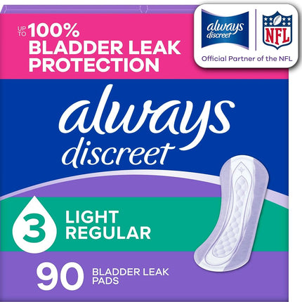 Always Discreet, Incontinence Liners, Ultra Thin, 