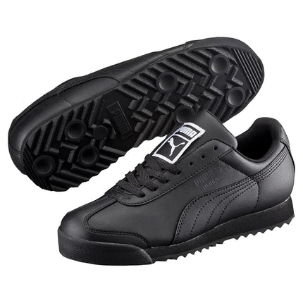 PUMA Men's Roma Sneaker, Black, 9 UK