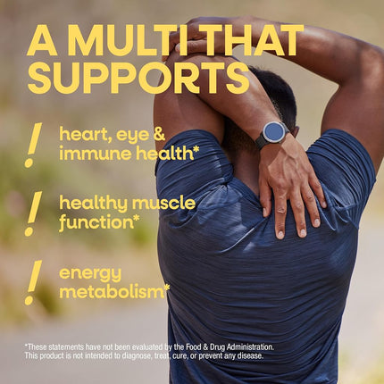 Nature's Way Alive! Men's Gummy Multivitamin, High Potency B-Vitamin Complex, Supports Muscle Function*, Fruit Flavored, 60 Gummies