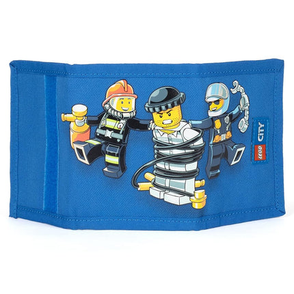 LEGO Kids Minifigure Wallet, Police and Fire, One Size, Lego Wallet