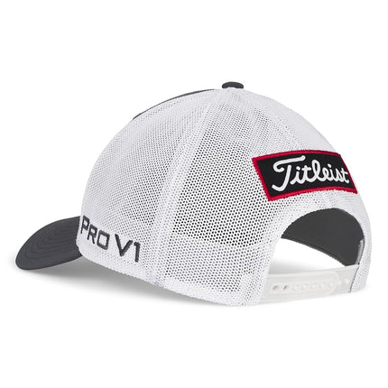 Gorra de golf Titleist Tour Performance Mesh para hombre, carbón/blanco