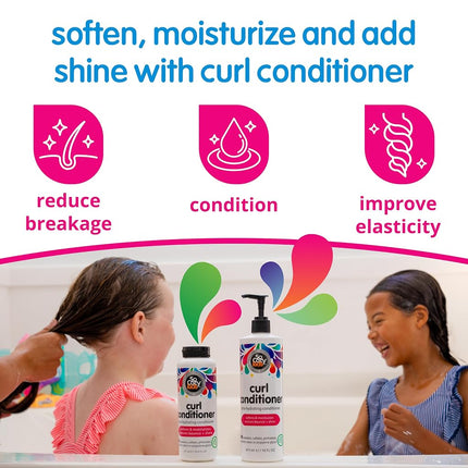 SoCozy Boing Curl Conditioner Sweet-Crème For Kids, No Frizz or Fuss, Curls Done Right, 10.5 Fluid Ounce