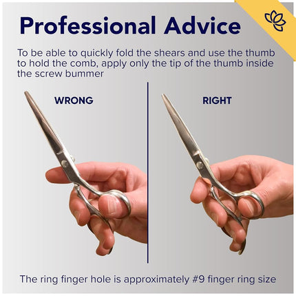 Equinox Professional Razor Edge Series - Hair Cutting and Thinning/Texturizing Scissors/Shears Set - 6.5 - Stainless Steel
