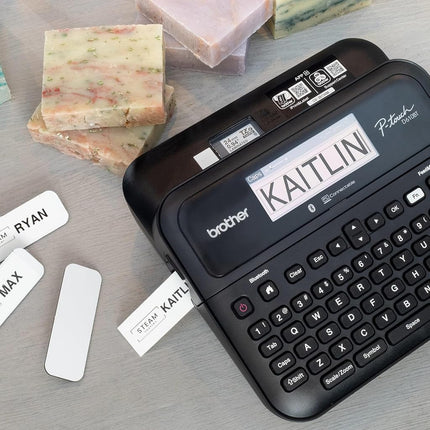 Brother P-Touch PT- D610BTVP Business Professional Connected Label Maker | Connect and create via Bluetooth® on TZe label tapes up to 1 inch