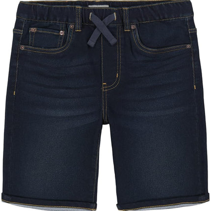 Lucky Brand Boys' 5-Pocket Pull-on Denim Shorts, Leon Park, 8