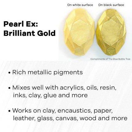 Pearl Ex Pigment .75 oz Brilliant Gold
