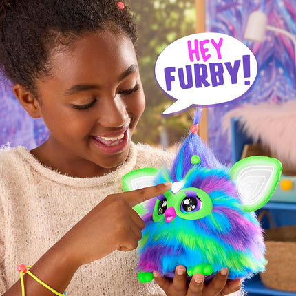 Furby Galaxy Glow in the Dark Interactive Plush Toy - English Version, Galaxie