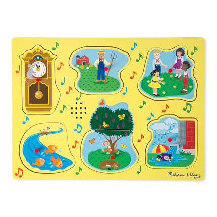 Nursery Rhymes 1 - Sound Puzzle [Toy] [Aug 30, 2016] Melissa & Doug