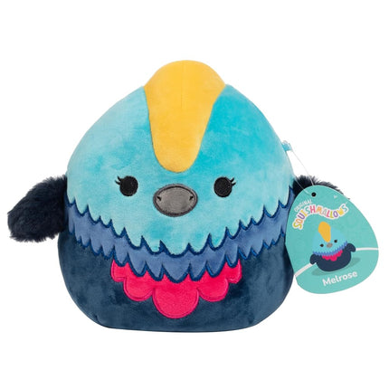 Squishmallows Original 8-Inch Melrose The Cassowary - Official Jazwares Plush - Collectible Soft Squishy Bird Stuffed Animal Toy - Add to Your Squad - Gift for Kids, Girls & Boys