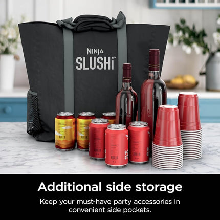 Ninja SLUSHi Travel Party Tote, Compatible with FS300 Series and FS299, Black, XSKTRVLBAGQ