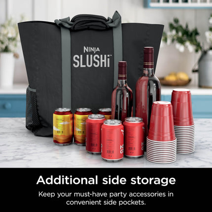 Ninja SLUSHi Travel Party Tote, Compatible with FS300 Series and FS299, Black, XSKTRVLBAGQ