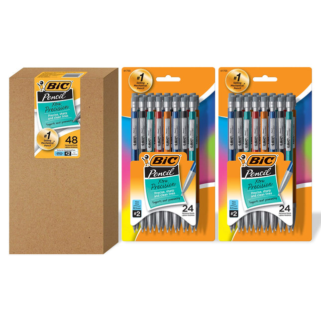 BIC Xtra-Precision Mechanical Pencil, Metallic Bar