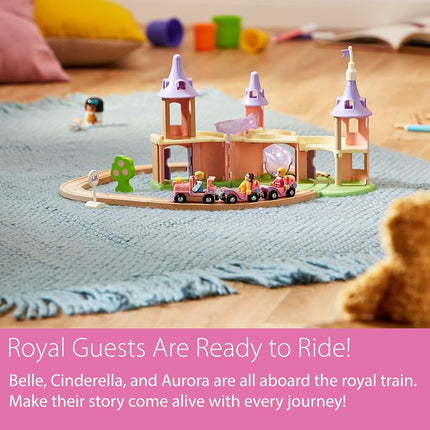 BRIO Disney Princess Castle Train Set for Kids Age 3 Years Up - Compatible with all BRIO Railway Sets & Accessories - Gifts for Girls