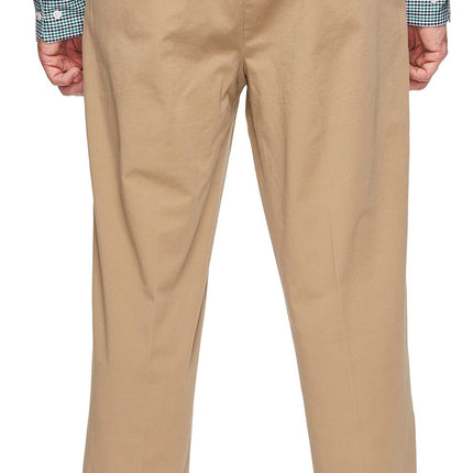 Pantalones Dockers de hombre Classic Fit Workday Smart 360 Flex (tallas estándar y grandes) casual, New British Khaki (elásticos) - Tan, 50W x 30L