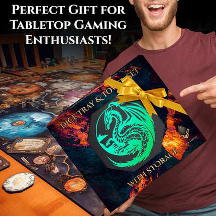 Soar Forge All-in-One Game Roamer - Dice Tray & Tower for DND and RPG