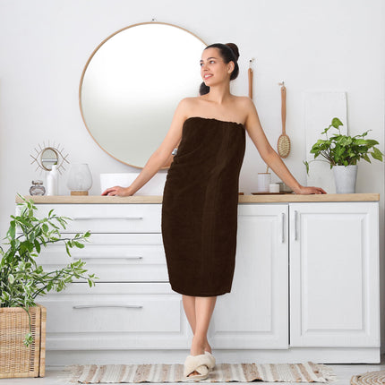 Utopia Towels - Toalla de baño grande de lujo (35 x 70 pulgadas, marrón oscuro) - 600 GSM 100% algodón hilado en anillos, toalla de baño extragrande altamente absorbente y de secado rápido - Toalla supersuave con calidad de hotel (paquete de 2)