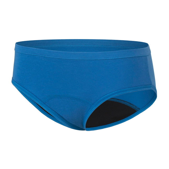 Hanes Girls' Comfort, Period. Boys'hort & Hipster Period Underwear, Moderate Protection, Multi-Pack, Hipster - Multi - 6 Pack, 18