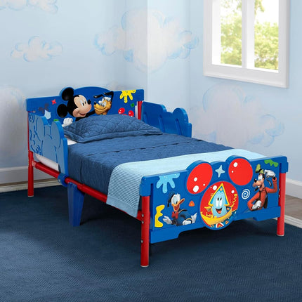Delta Children - Mickey Mouse 3D Toddler Bed, Blue
