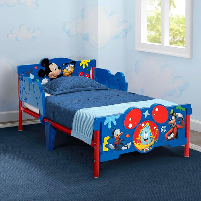 Delta Children - Mickey Mouse 3D Toddler Bed, Blue