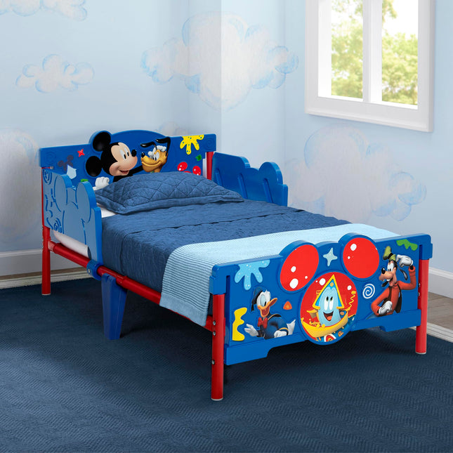 Delta Children - Mickey Mouse 3D Toddler Bed, Blue