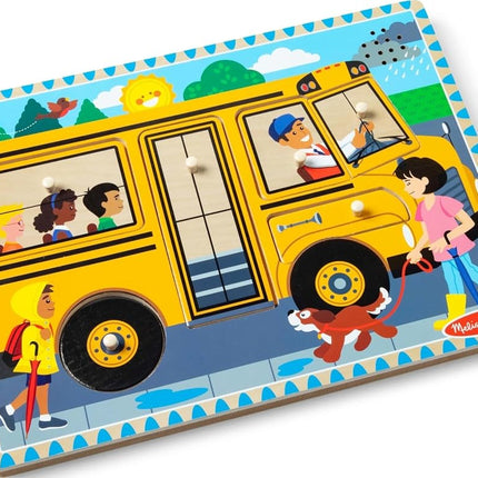 Melissa & Doug The Wheels On The Bus Sound Puzzle