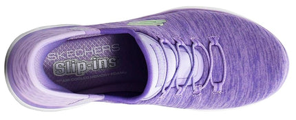 Skechers Women's Summits Dazzling Haze Hands Free Slip In Sneakers, Lavender, 8