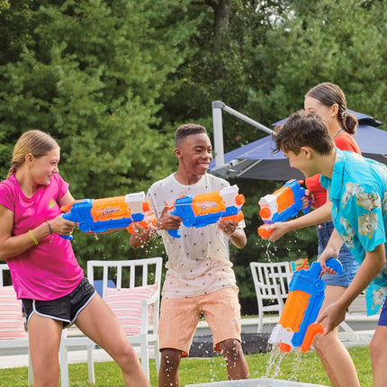 NERF Super Soaker Flip Fill Water Blaster, 4 Spray Styles, Fast Fill, 30 Fluid Ounce Tank, Outdoor Toys, Kids Easter Gifts or Basket Fillers Stuffers, Ages 6+