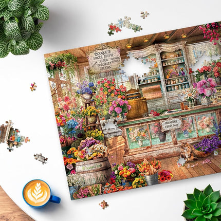 Ravensburger All Seasons Flower Shop 1000 Piece Jigsaw Puzzles for Adults and Kids Age 12 Years Up