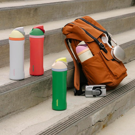 Owala FreeSip Insulated Stainless Steel Water Bottle, 710ml, Boneyard
