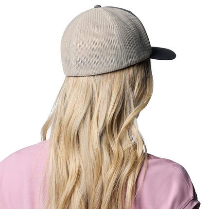Columbia Unisex Mesh Ball Cap, City Grey/Dark Stone, Small/Medium