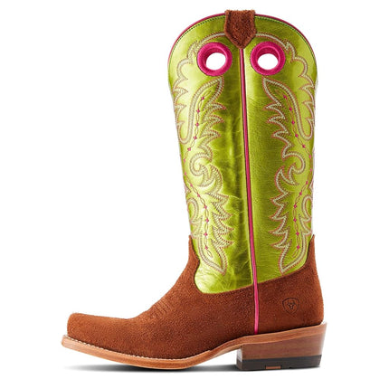 Ariat 100444007B Womens Futurity Boon Cgnc Rght/ELT Lme Ptnt 200 - Brown 7B