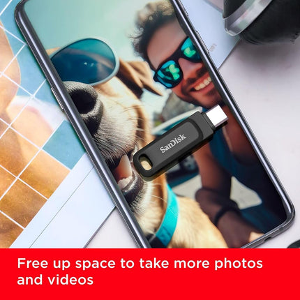 SANDISK Ultra Dual Drive Go 128GB, USB-C & USB-A, Up to 400MB/s Read Speeds
