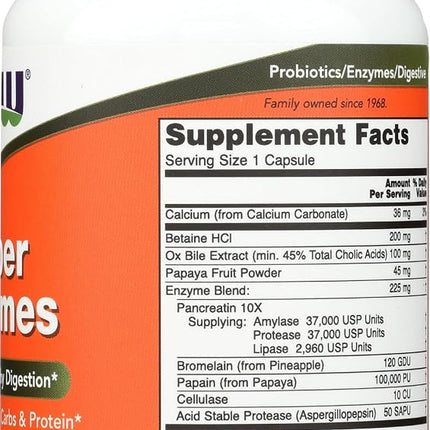 Now Foods Super Enzymes Capsules, 90-Count