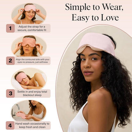 Kitsch Contour Pillow Eye Mask - Blush