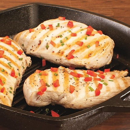 Lodge Grill Pan Square Cast Iron 10.5 in, 1 EA
