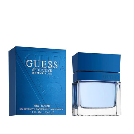 Guess Seductive Homme Eau de Toilette Spray for Men, Blue, 100ml