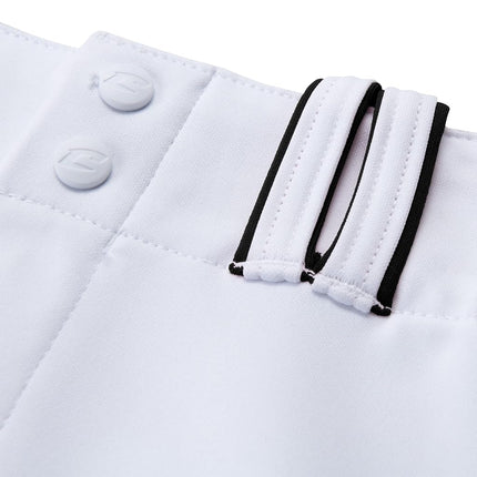 CHAMPRO Youth Triple Crown Baseball Pant, White/Black, Large