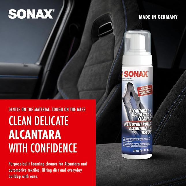 Sonax (206141) Upholstery and Alcantara Cleaner - 8.45 fl. oz., 250 Milliliter