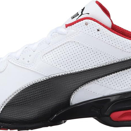 PUMA Men's Tazon 6 FM, Puma White/Puma Black/Puma Silver, 10