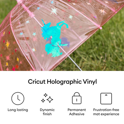 Cricut Permanent Holographic Vinyl, Mythical Pack, 30.5 cm x 30.5 cm (12 in x 12 in), 10 pcs