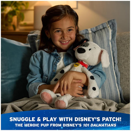 GUND Disney Official Patch Toothpick Plush, 101 Dalmatians, Puppy Stuffed Animal for Ages 1 and Up, White, 15”