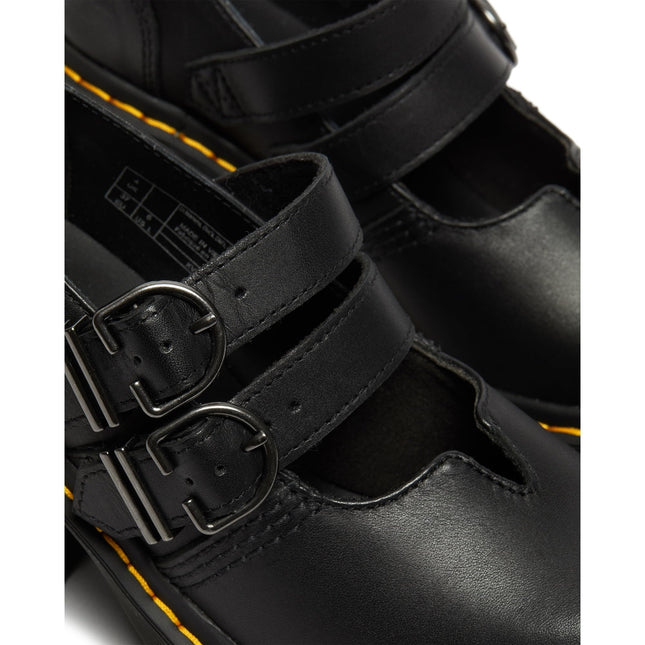 Dr. Martens Women's Eviee Platform, Black Sendal, 10